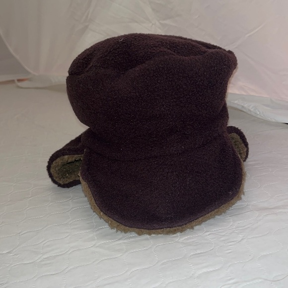 Corky and Company brown fleece jacket and hat - Picture 5 of 12